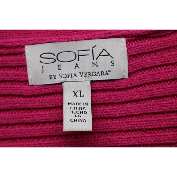 Sofia Jeans by Sofia Vergara Tank Sweater Dress & Cardigan Set-Size XL - Picture 3 of 9